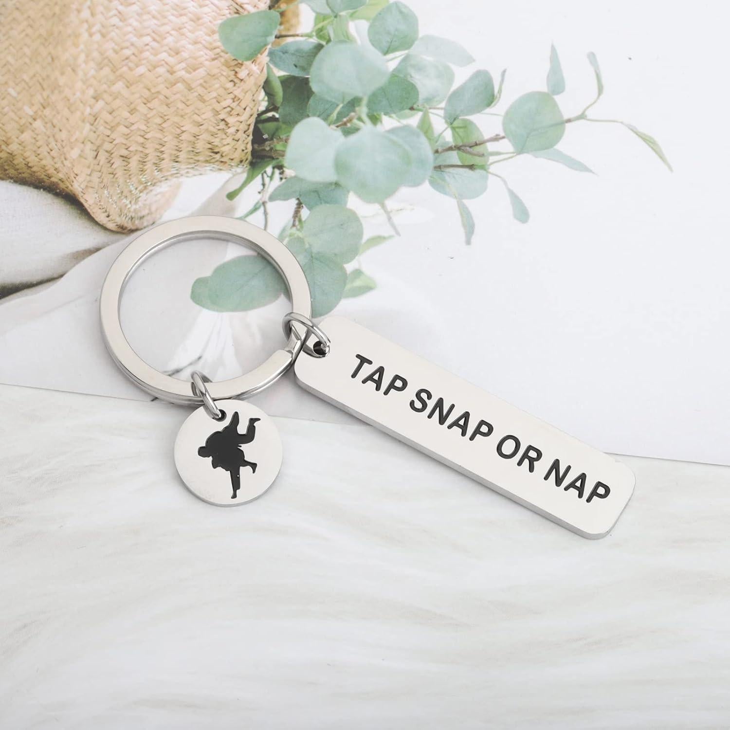 Llavero Jiu Jitsu Brasileño Okeych - Joyería Artes Marciales