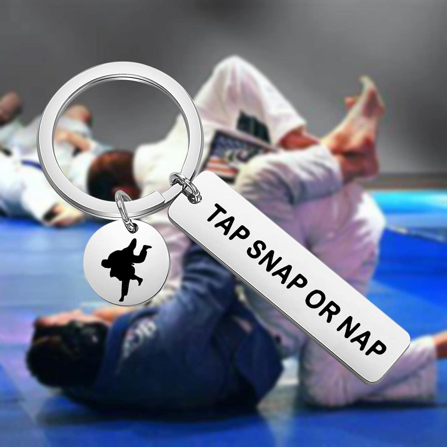 Llavero Jiu Jitsu Brasileño Okeych - Joyería Artes Marciales