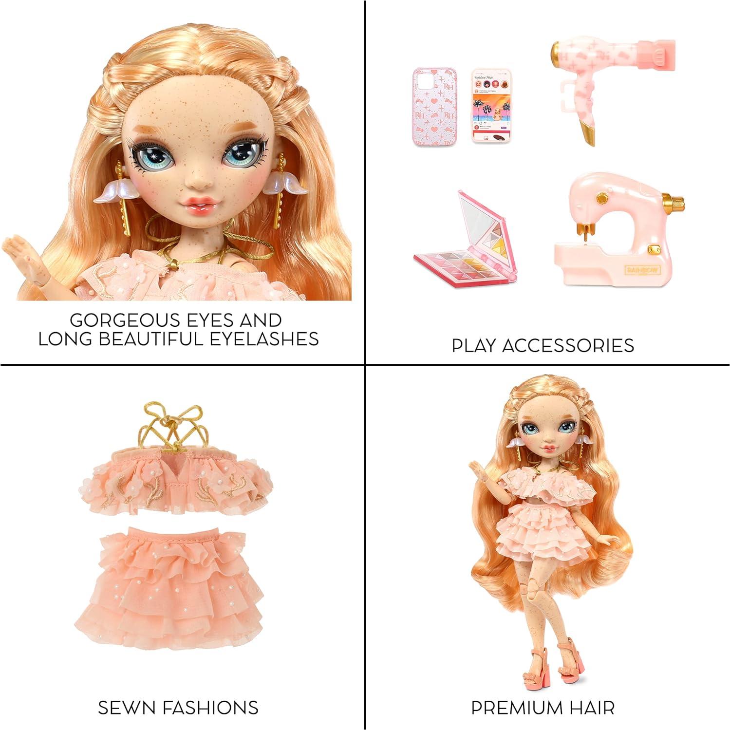 Muñeca de Moda Rainbow High Victoria con Accesorios