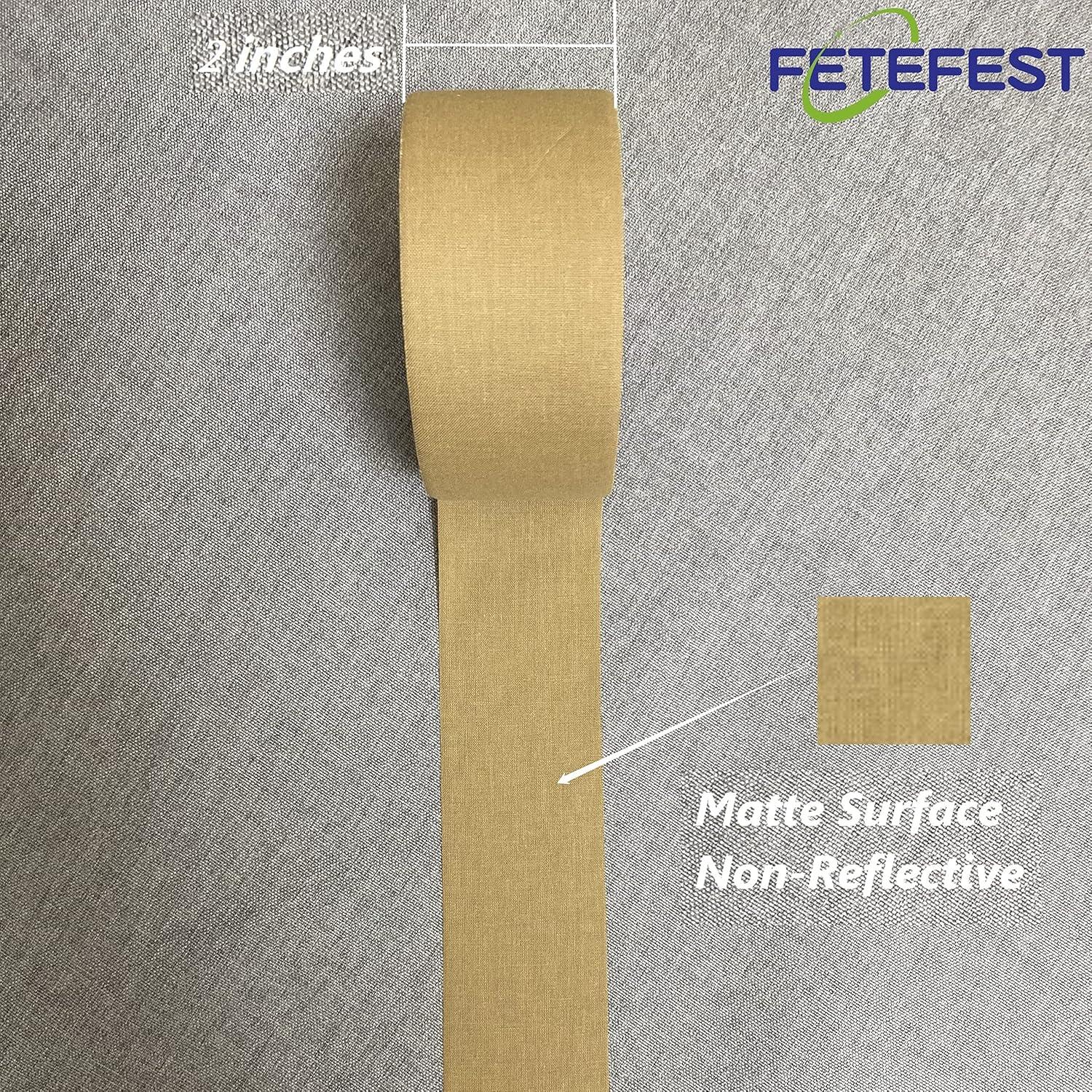 Cinta Camuflaje Fetefest 5.08 cm x 27.43 m Sin Residuo