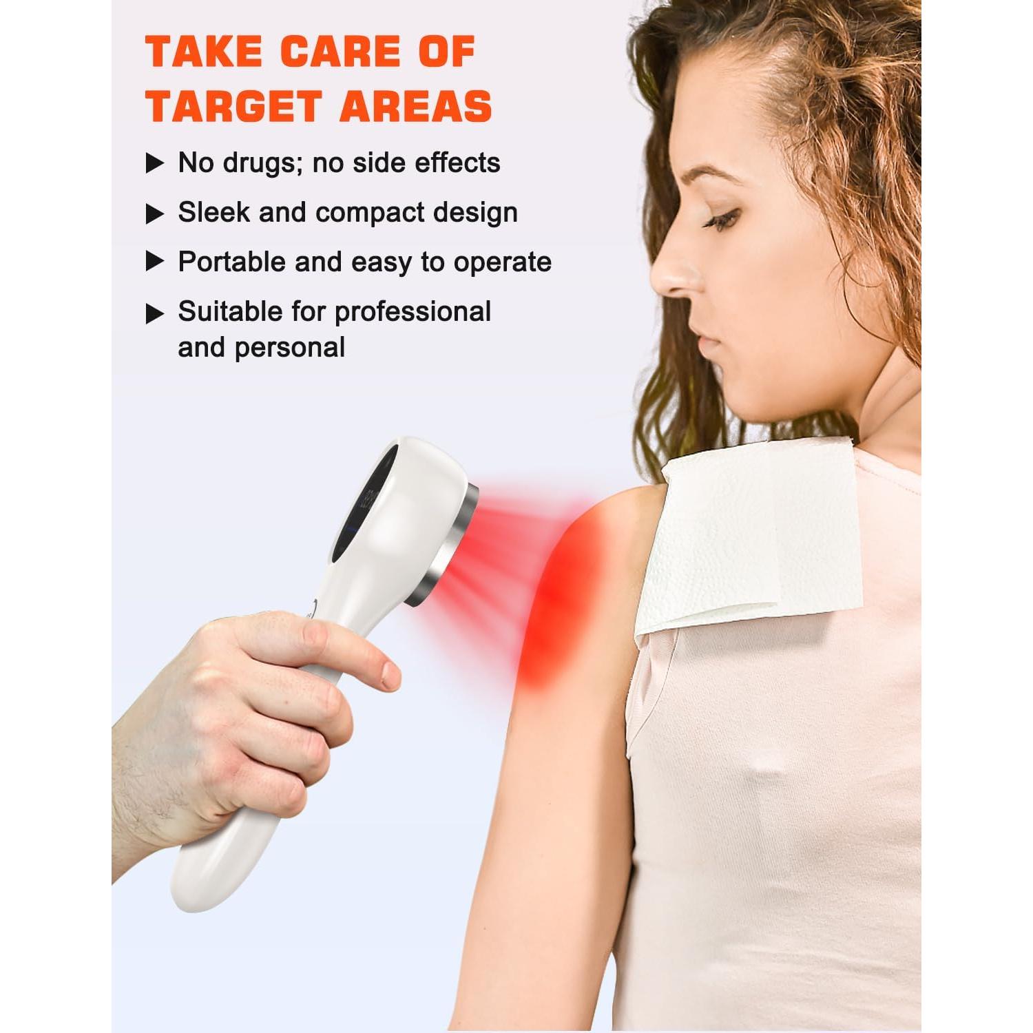 Dispositivo de Terapia de Luz Roja Holsn 14x650nm 3x808nm