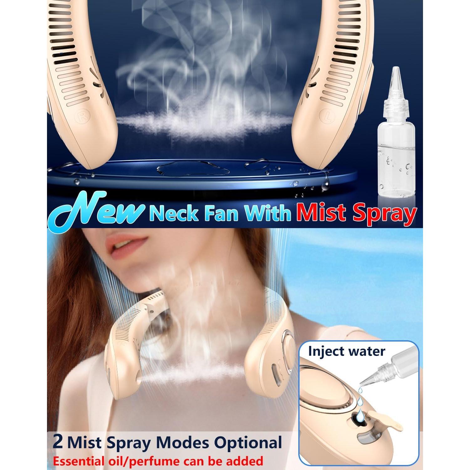 Ventilador de Cuello FWV con Neblina y Batería Recargable