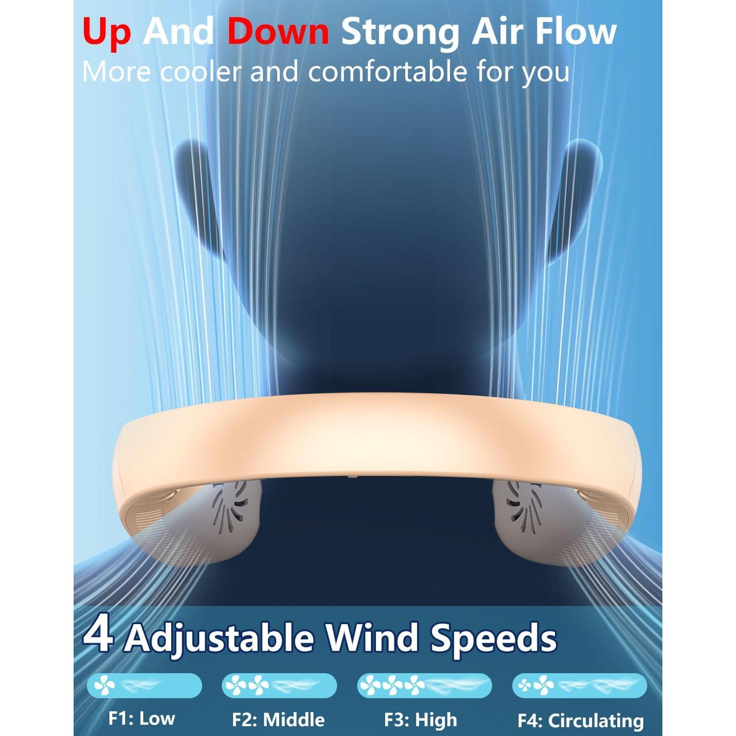 Ventilador de Cuello FWV con Neblina y Batería Recargable