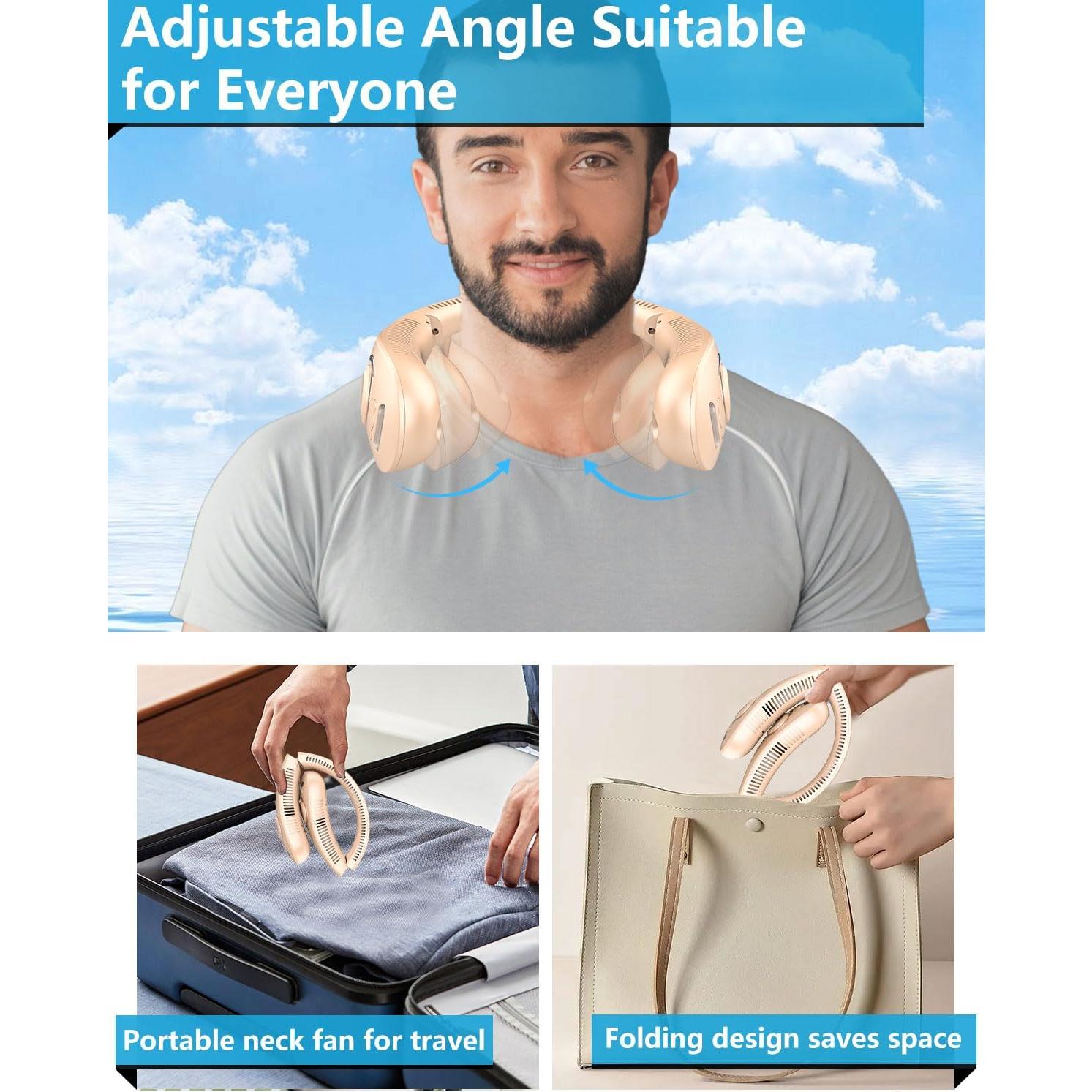 Ventilador de Cuello FWV con Neblina y Batería Recargable