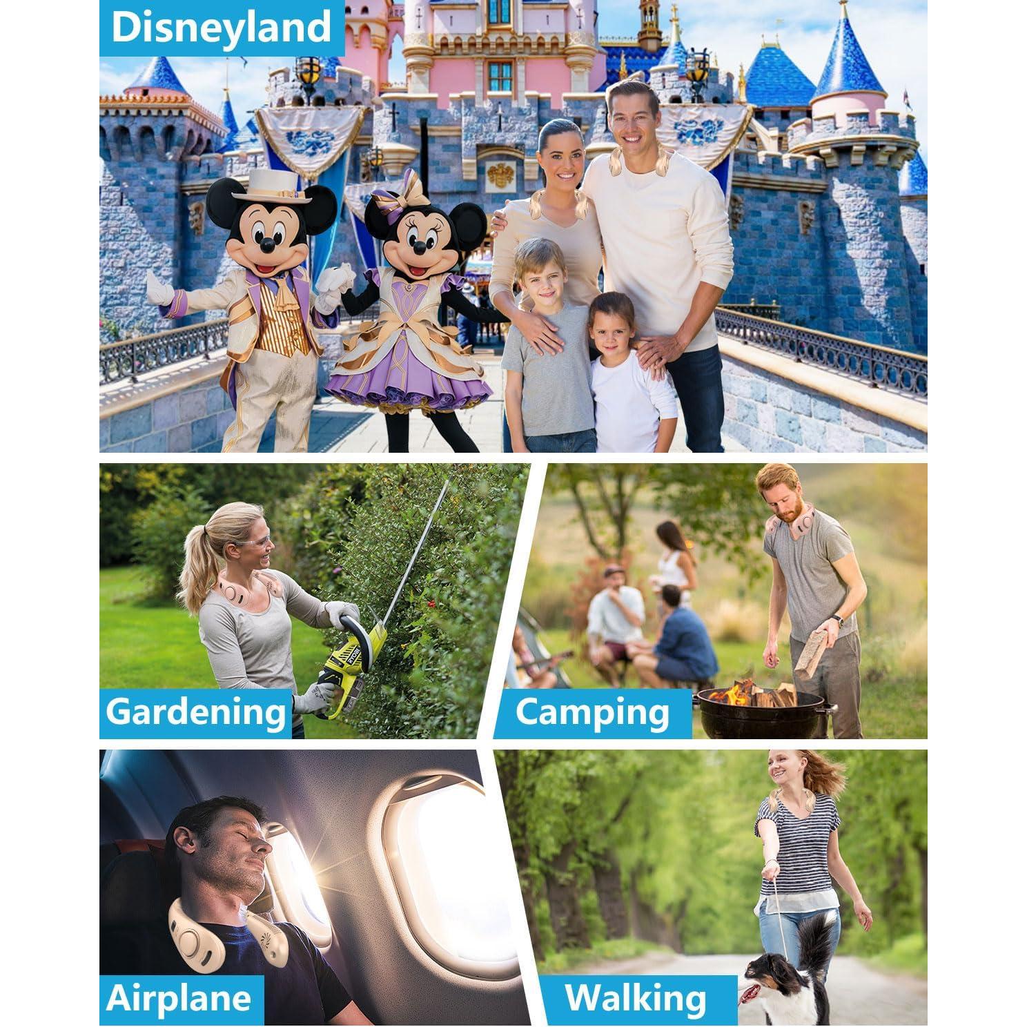 Ventilador de Cuello FWV con Neblina y Batería Recargable