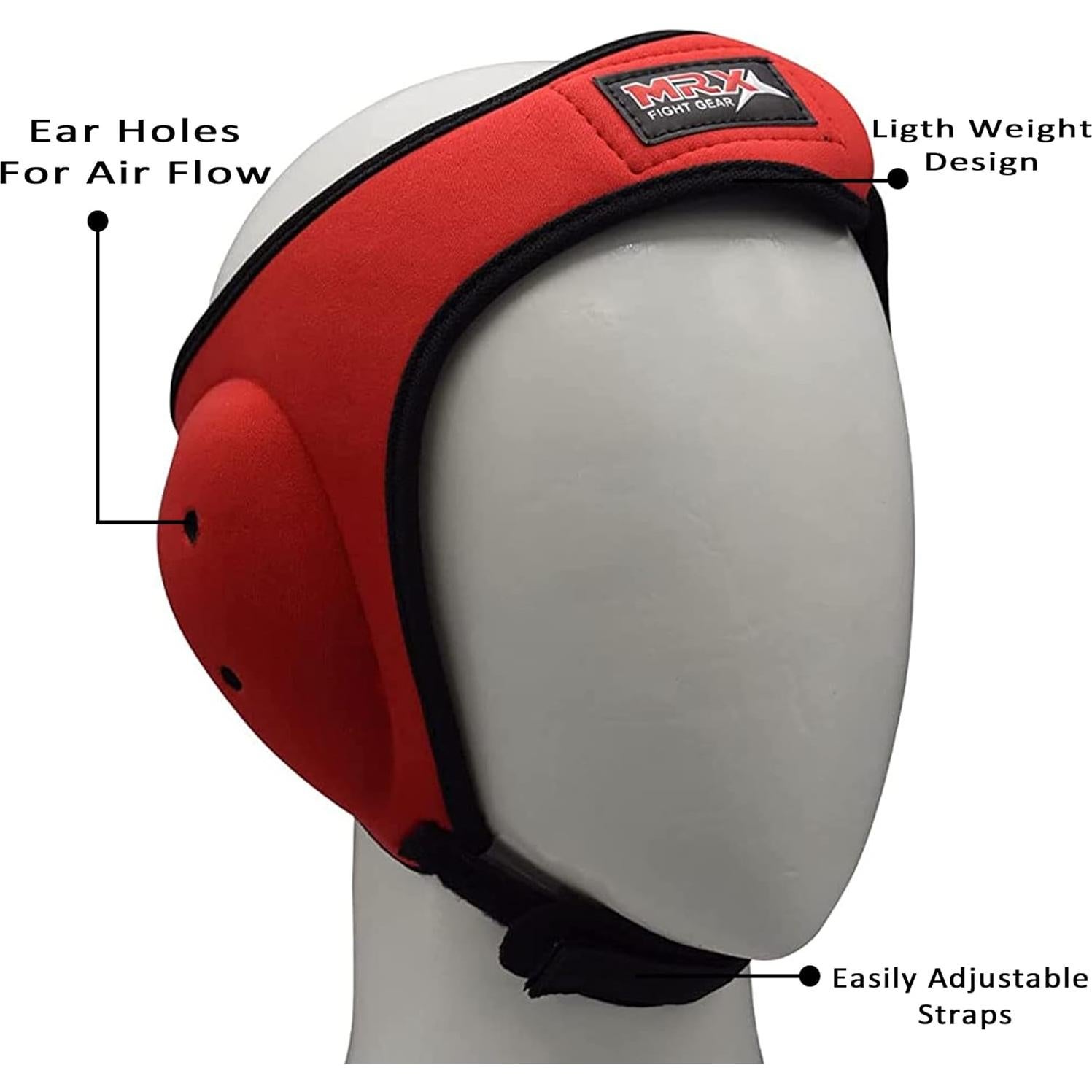 Protectores de Oídos MRX MMA para Lucha y Boxeo - Rojo