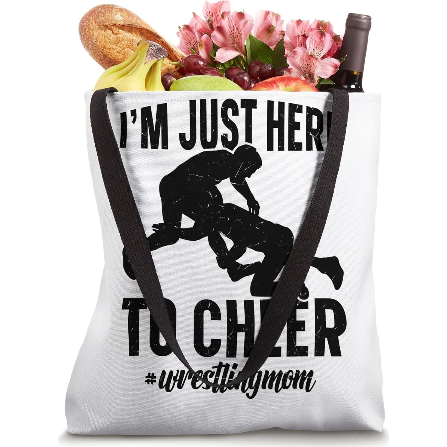 Zapatos de Lucha Libre Juvenil Wrestling Mama 16" Bolsa Tote