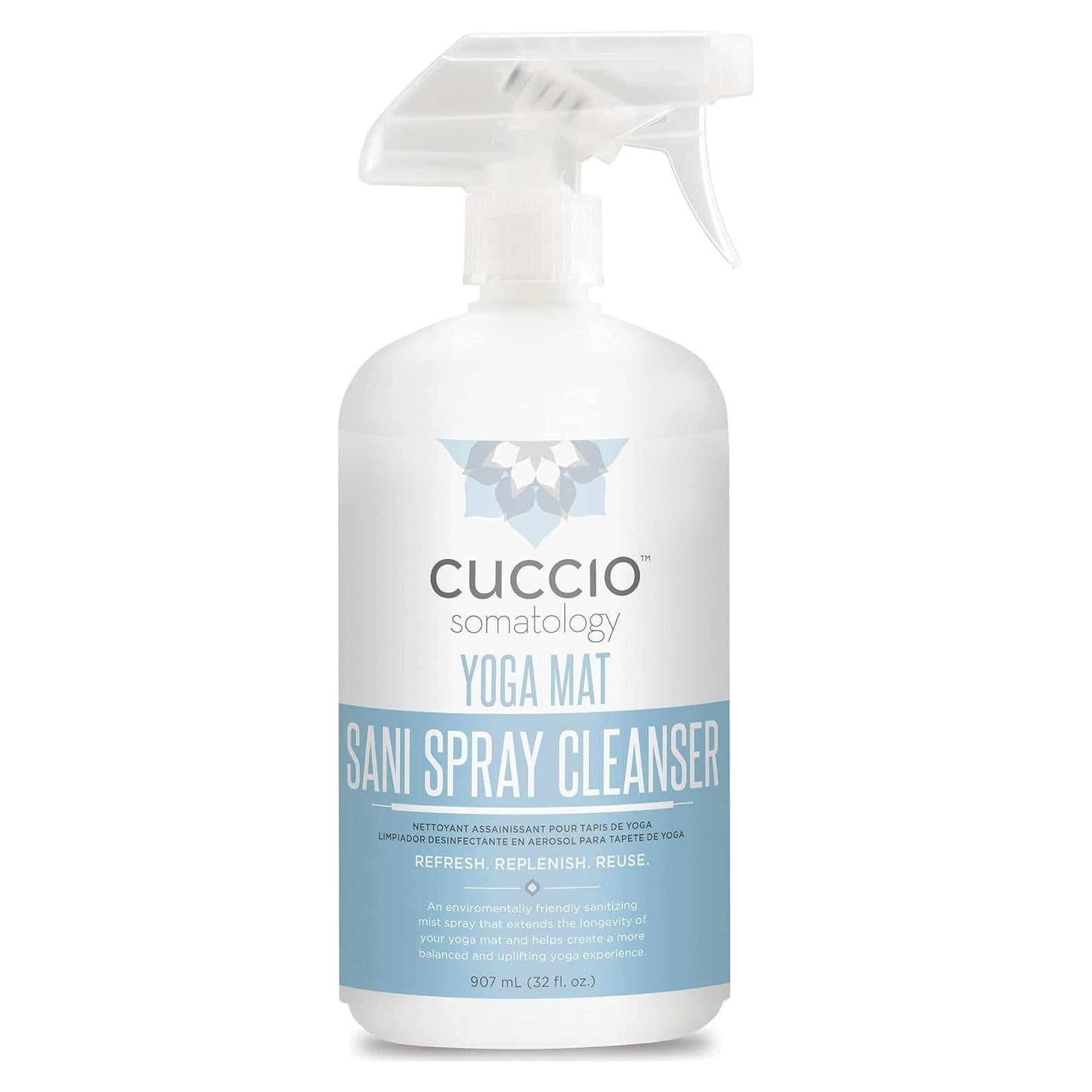 Limpiador en Spray para Esteras de Yoga Cuccio Somatology 946 ml