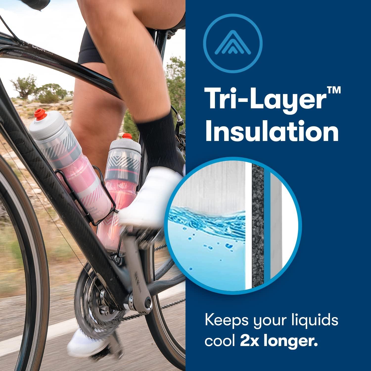 Botella de Agua Aislada 24oz Botella Polar Breakaway BPA Libre