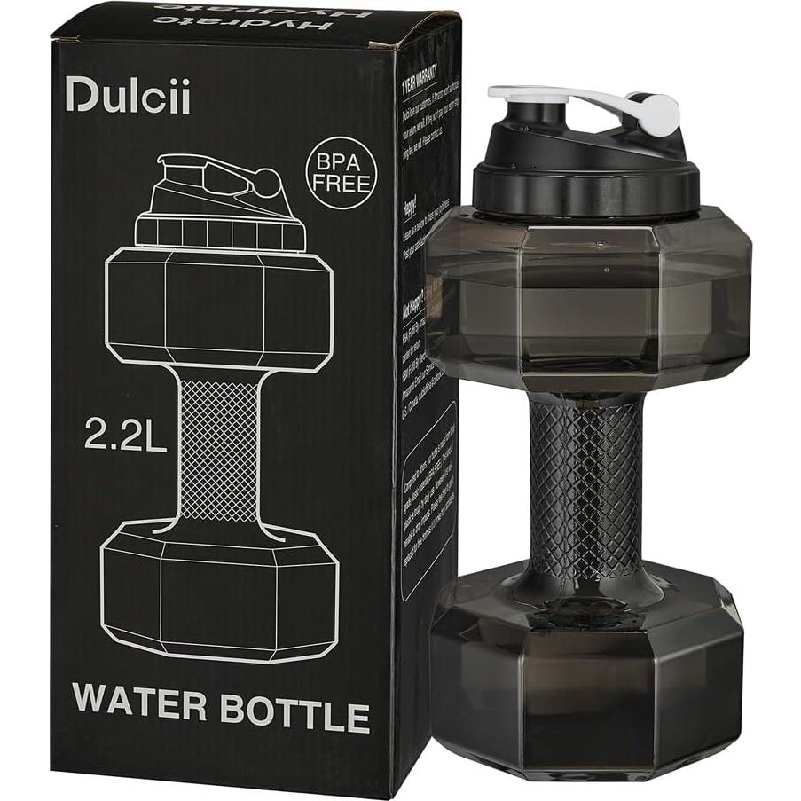 Botella de Agua Ecológica Dulcii 2.2L Mancuerna Fitness