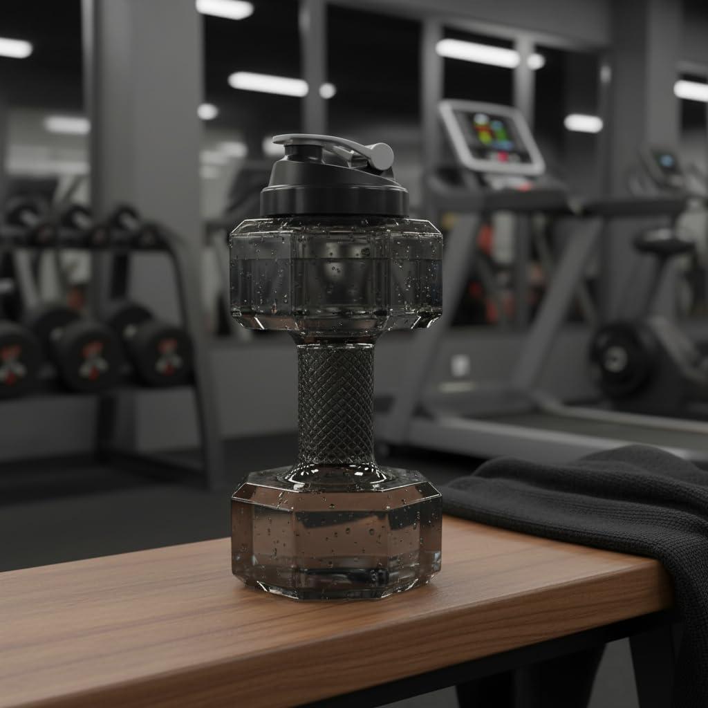 Botella de Agua Ecológica Dulcii 2.2L Mancuerna Fitness