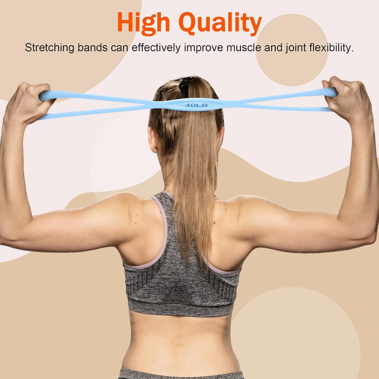 Banda de Resistencia Fitness Soulchen Figura 8 - 3 Piezas