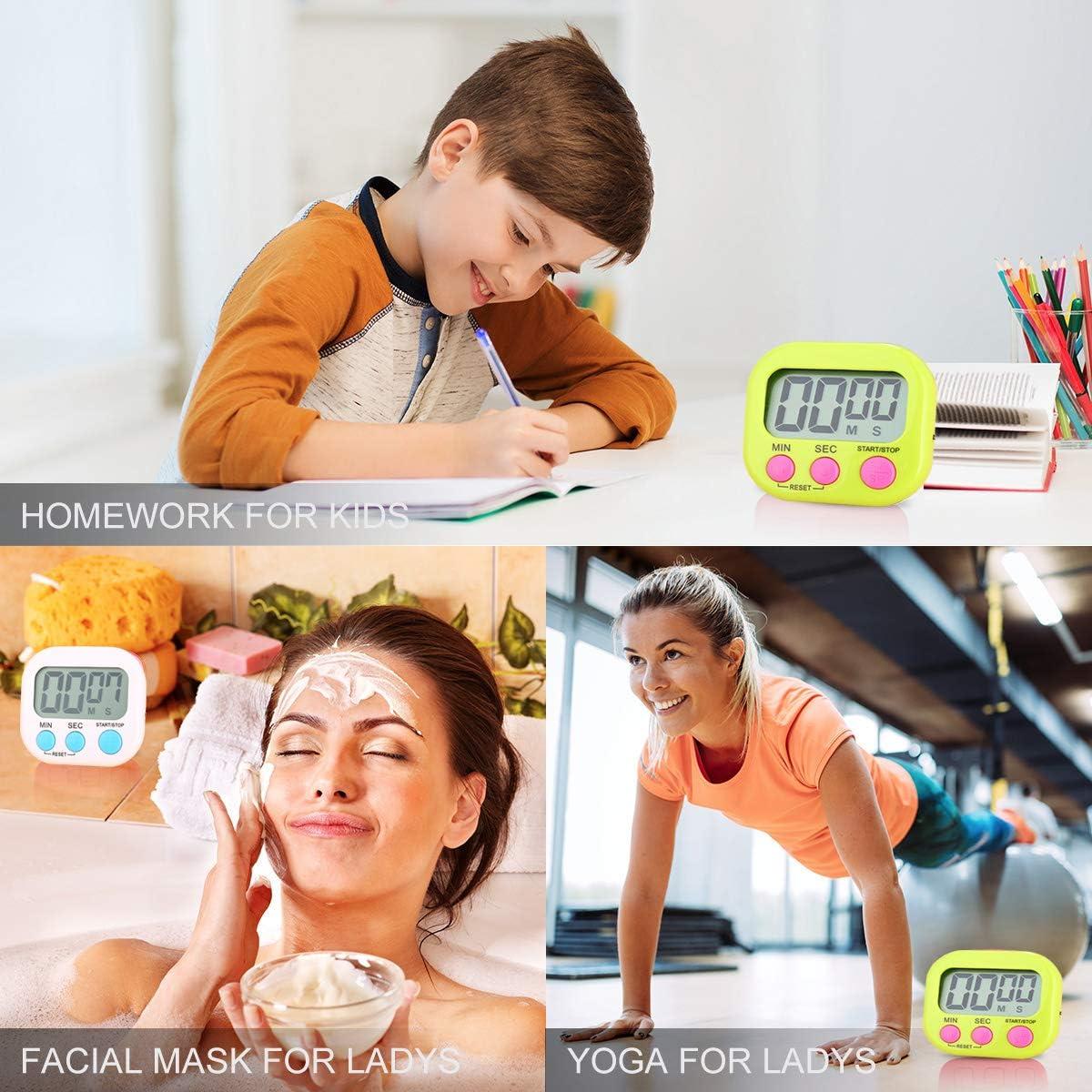 Temporizador Digital de Cocina MSART Magnético 99 min Alarma Fuerte