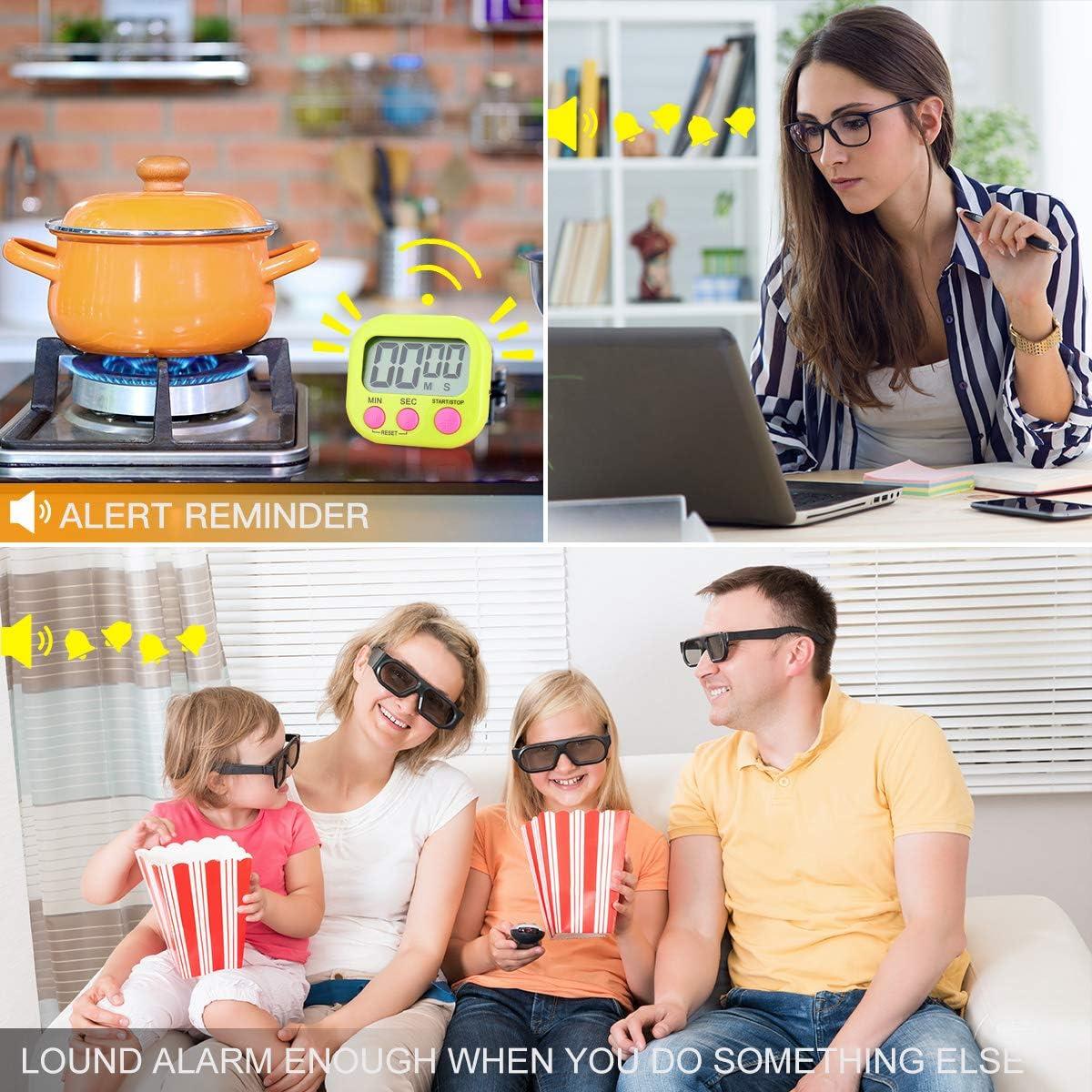 Temporizador Digital de Cocina MSART Magnético 99 min Alarma Fuerte