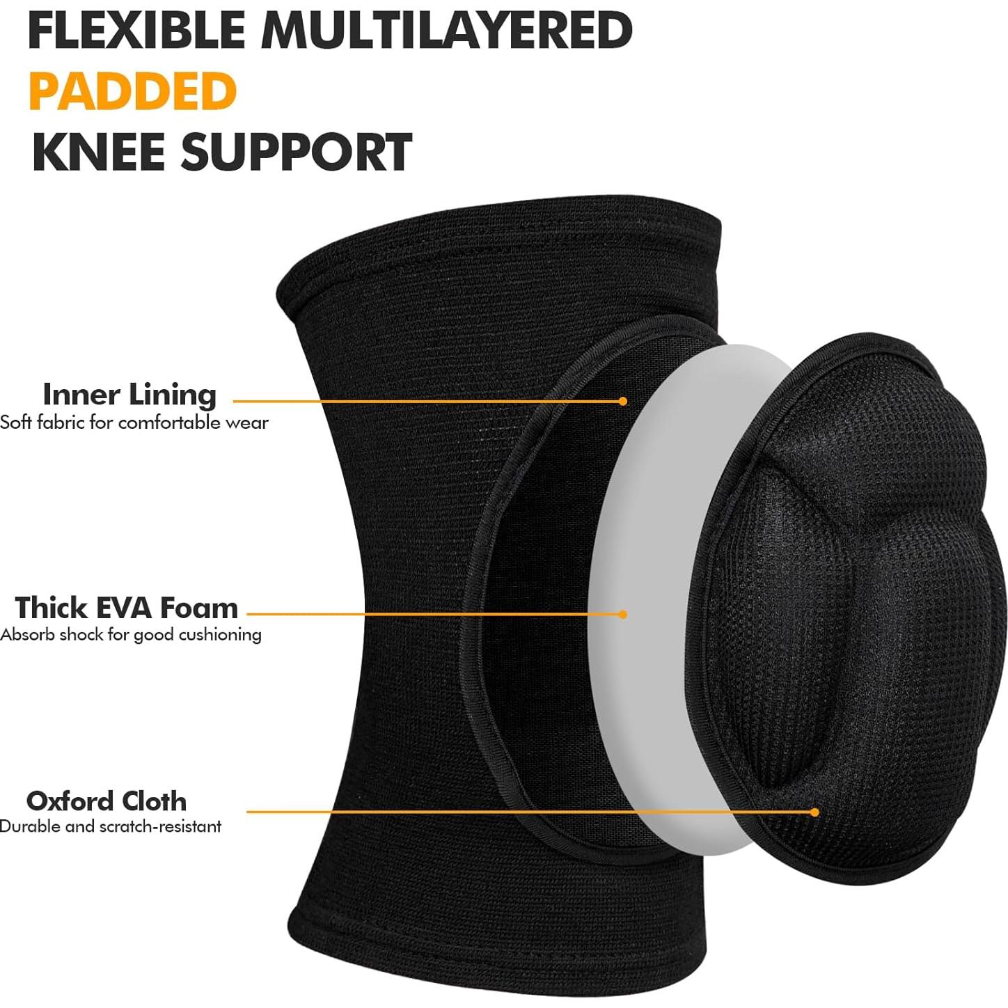 Rodilleras Banzk Antideslizantes para Voleibol y Deportes - M