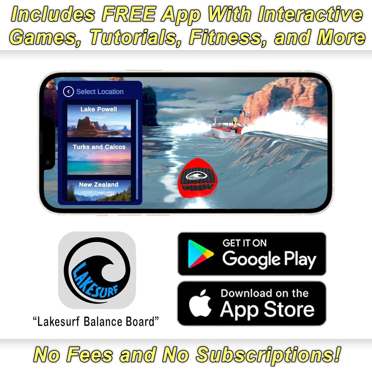 Tabla de Equilibrio Wakesurf Lakesurf - Aplicación y Soporte