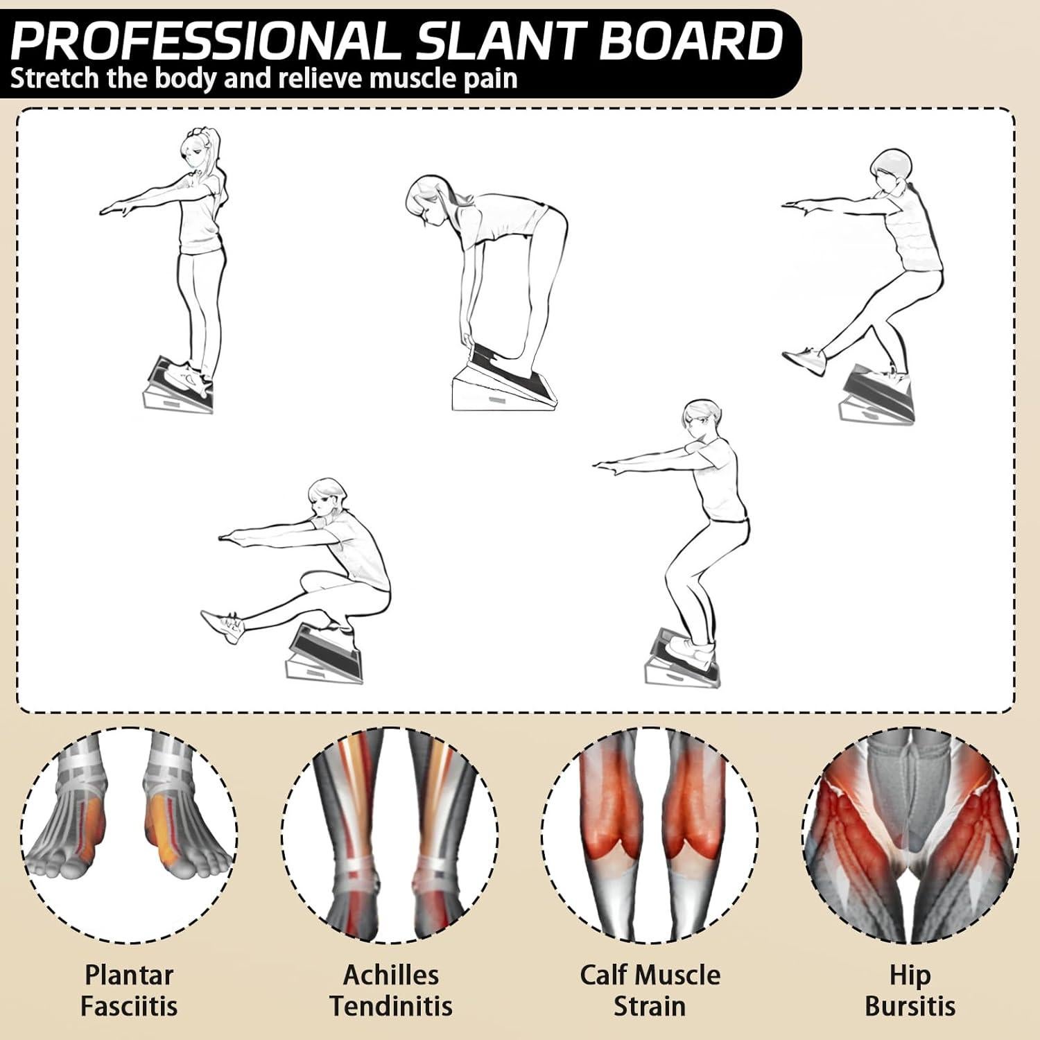 Tabla de Inclinación y Balance Smohtmeny 2 en 1 - Estiramiento y Equilibrio