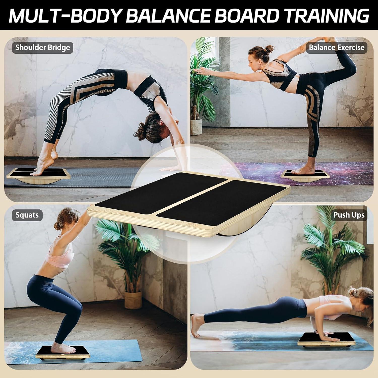 Tabla de Inclinación y Balance Smohtmeny 2 en 1 - Estiramiento y Equilibrio