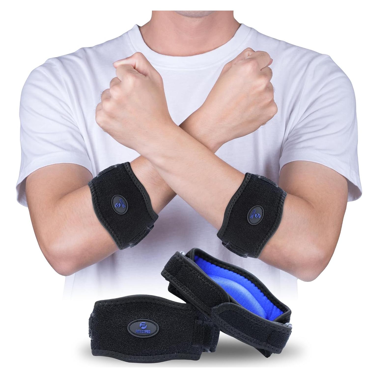 Soporte de Codo Fittest Pro - Alivio Dolor Tenista y Golfista - 2 Piezas