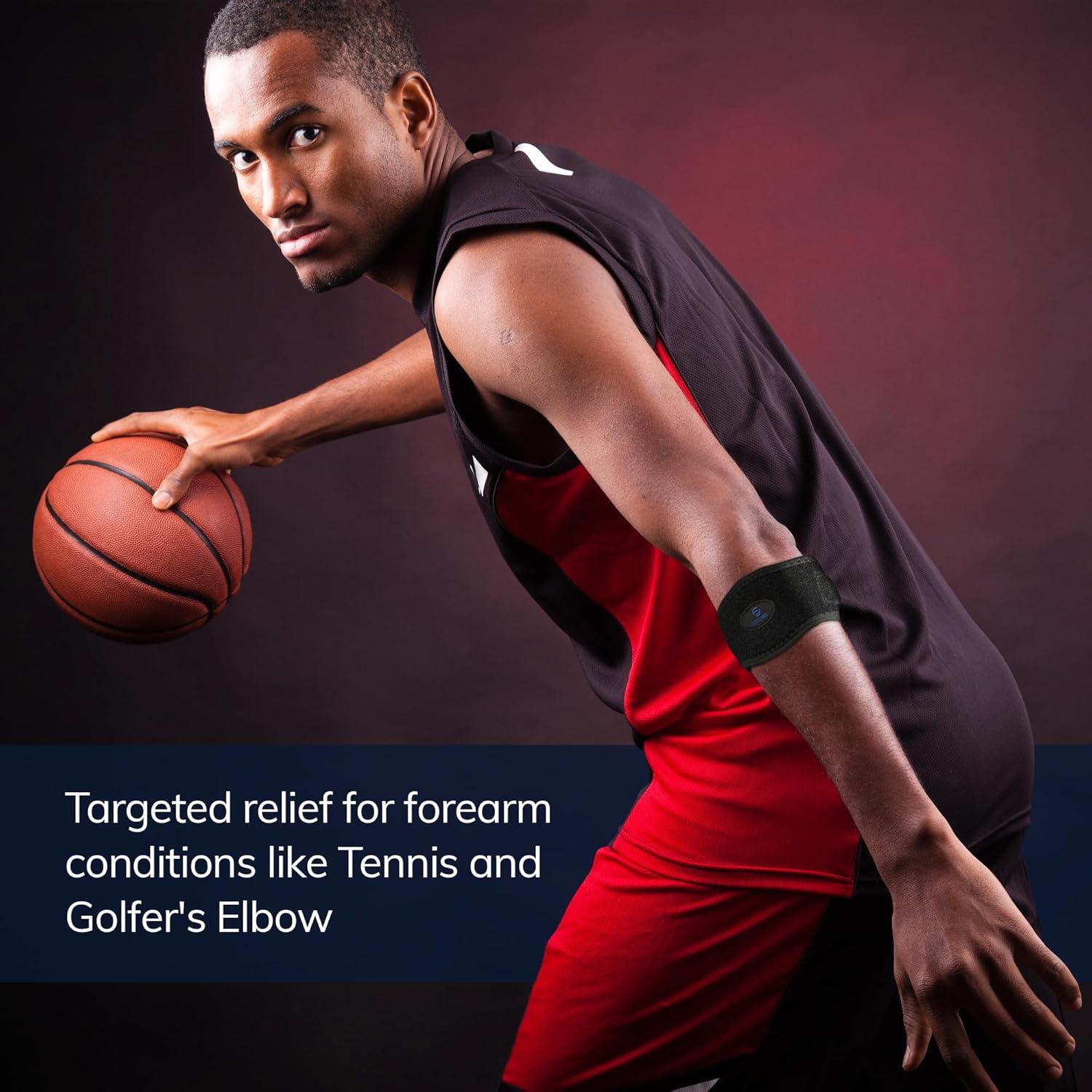 Soporte de Codo Fittest Pro - Alivio Dolor Tenista y Golfista - 2 Piezas