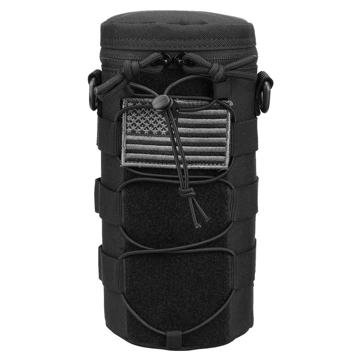 Funda para Botella de Agua AMYIPO Molle 1L Negra