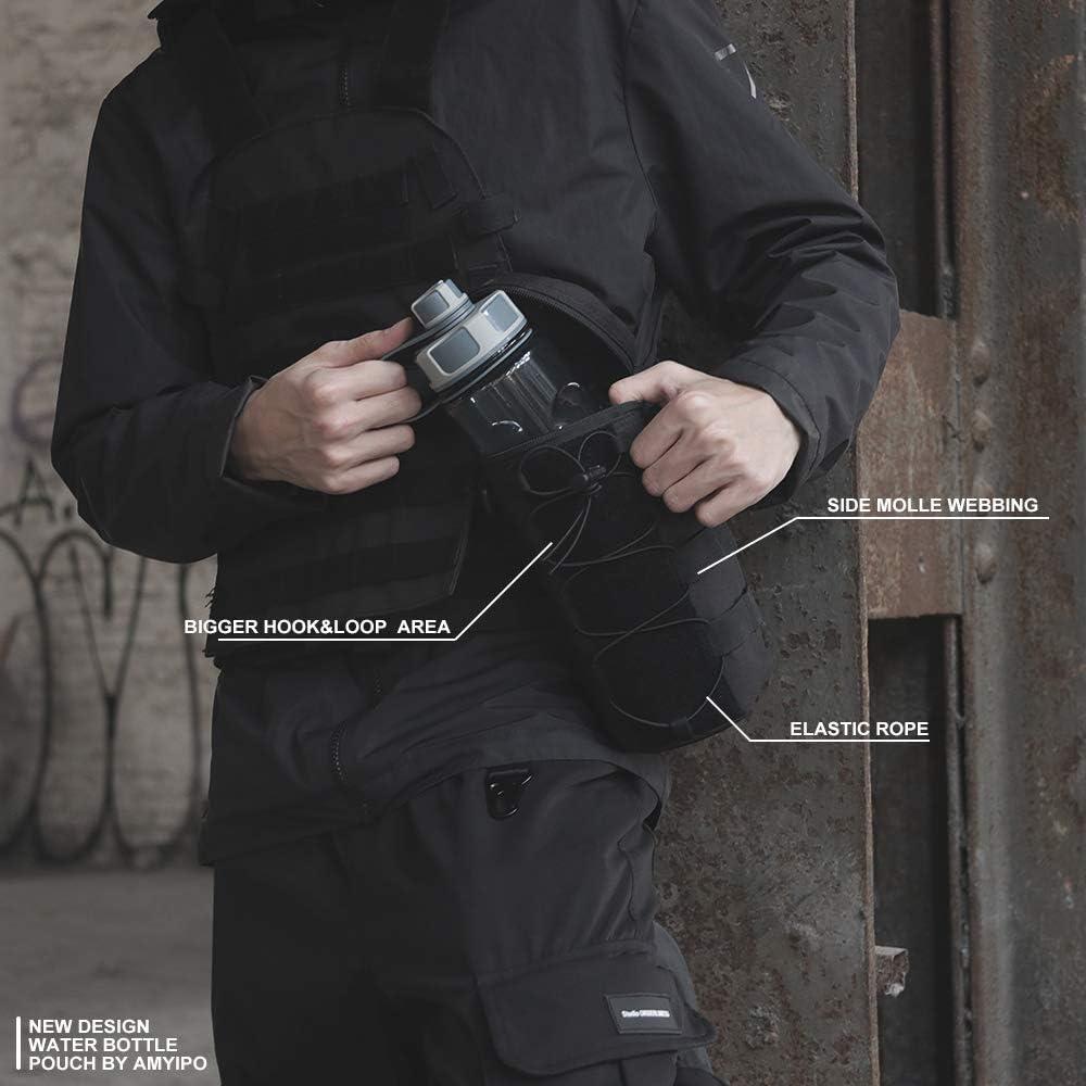 Funda para Botella de Agua AMYIPO Molle 1L Negra