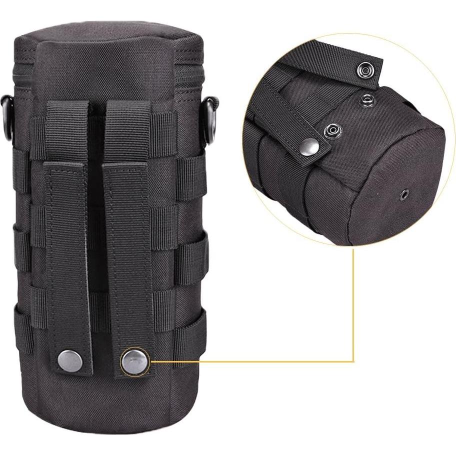 Funda para Botella de Agua AMYIPO Molle 1L Negra