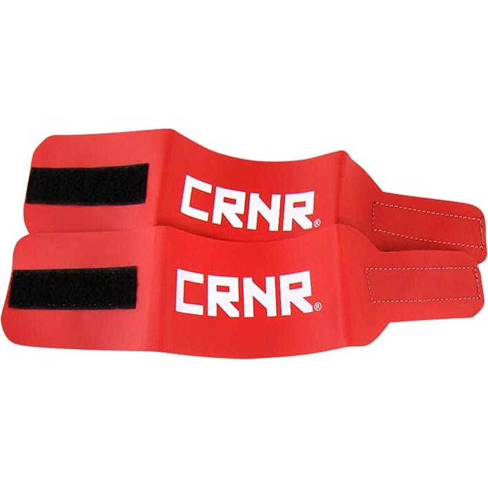 Paquete de 4 Bandas de Tobillo Combat Corner - Vinilo Rojo y Verde