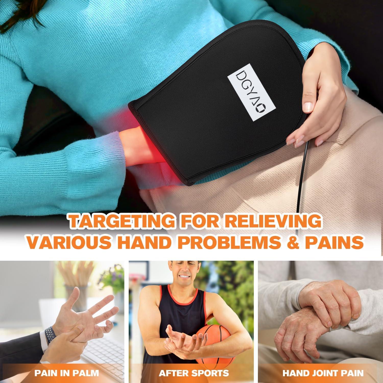 Terapia de Luz Infrarroja Roja TUOB para Manos 336 LEDs