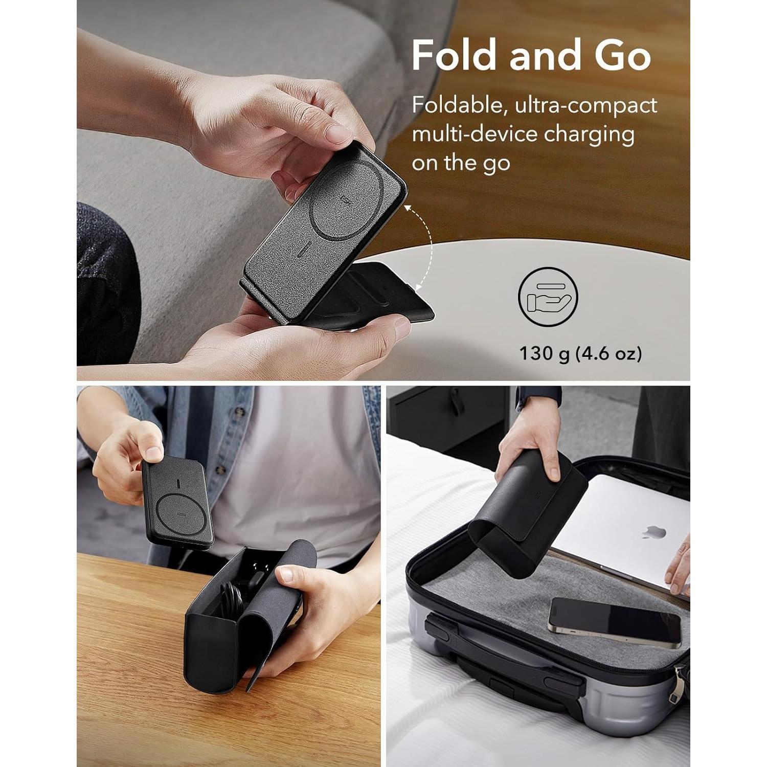 Cargador 3 en 1 ESR Magsafe para iPhone y Apple Watch