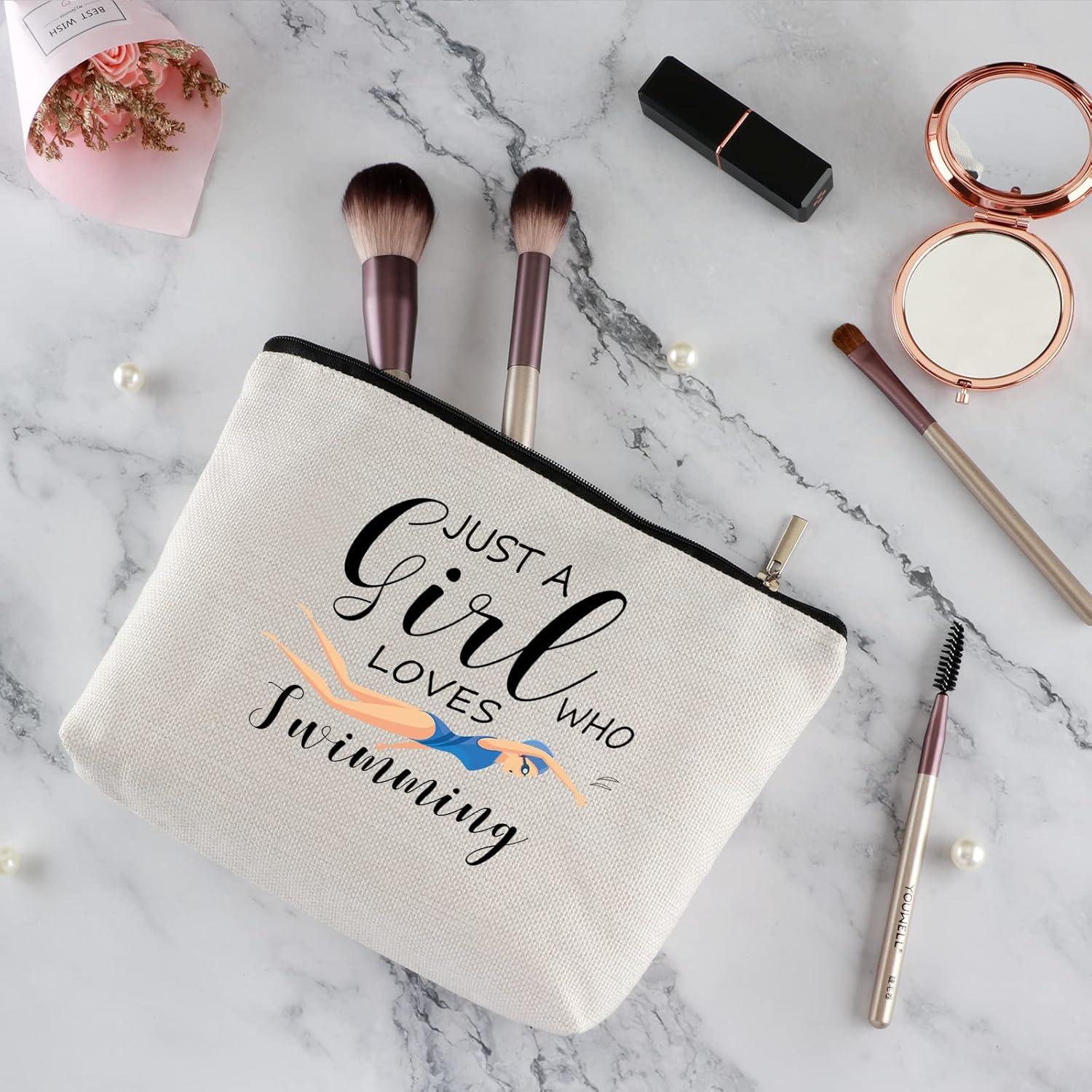 Bolsa de Maquillaje de Viaje Wlesinzt para Nadadoras 24.1x17.8cm