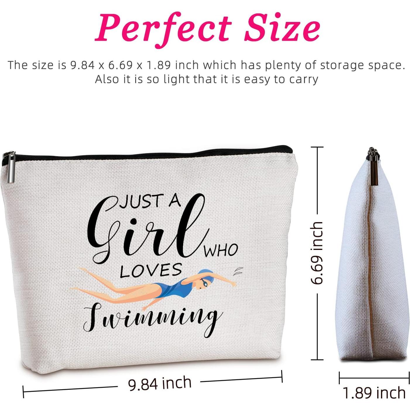 Bolsa de Maquillaje de Viaje Wlesinzt para Nadadoras 24.1x17.8cm