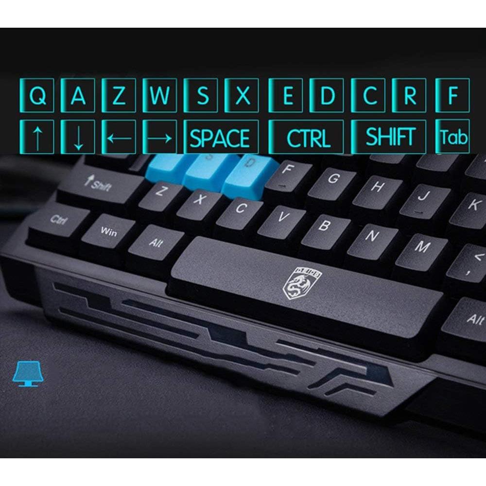 Combo Teclado y Ratón Inalámbrico Soke-Six 2.4GHz Ergonómico