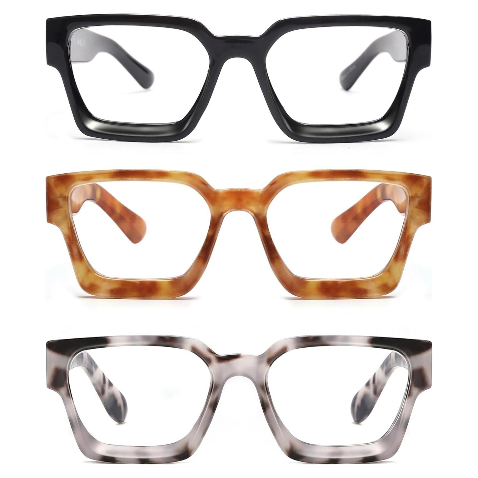 Gafas de Lectura JM 3 Paquetes Anti Luz Azul 2.75x