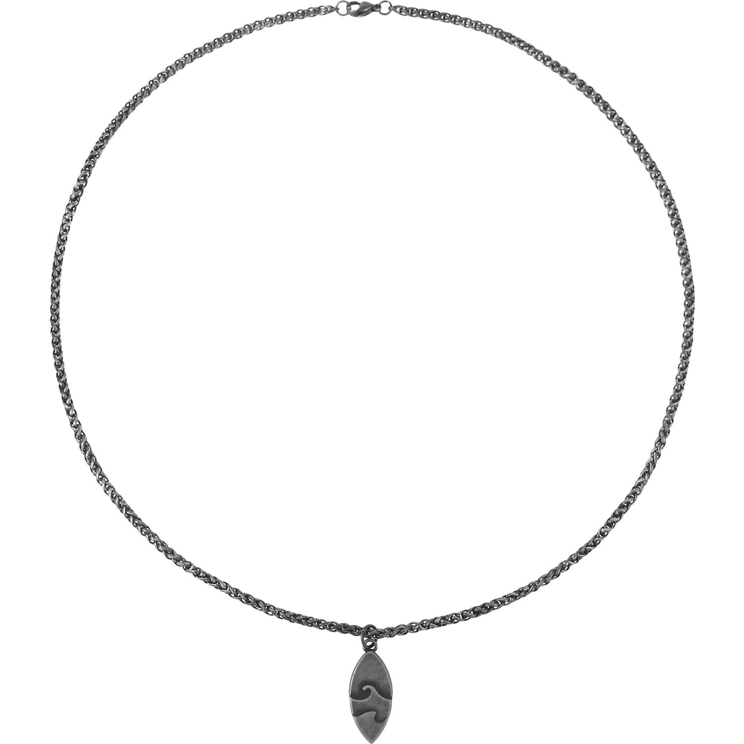 Collar de Surf Hecho a Mano Nami con Colgante de Ola de Acero Inoxidable