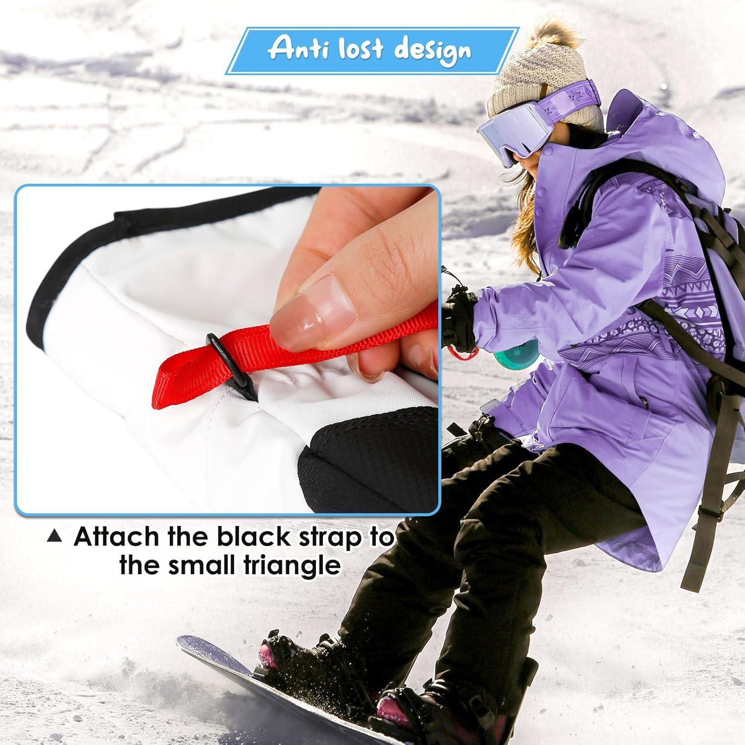 Correa Ajustable para Guantes de Esquí XMJY - 2 Pares