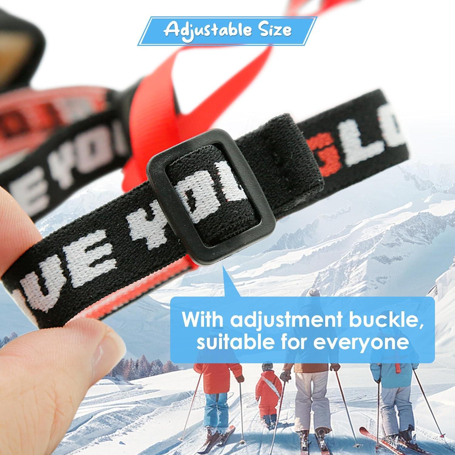 Correa Ajustable para Guantes de Esquí XMJY - 2 Pares