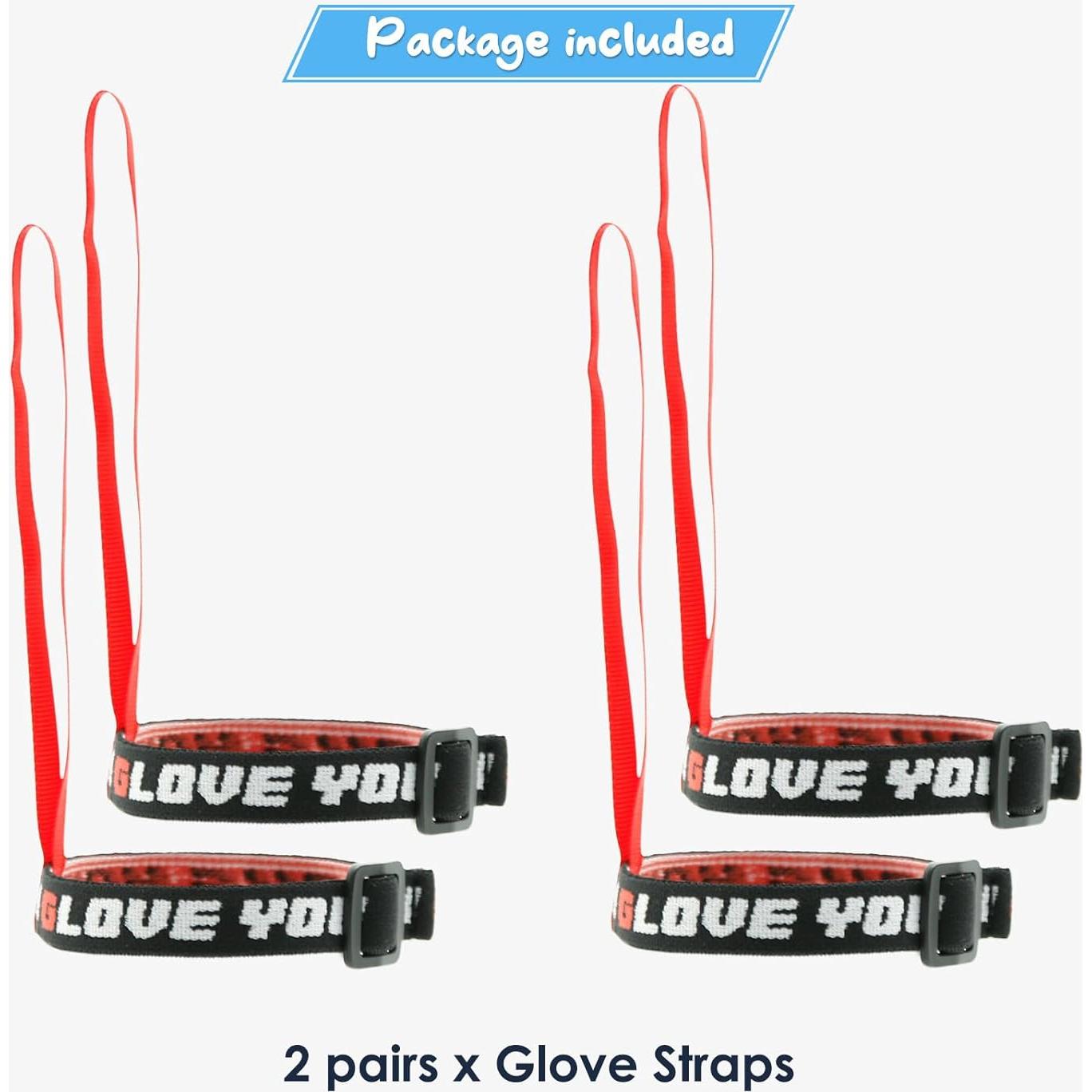 Correa Ajustable para Guantes de Esquí XMJY - 2 Pares