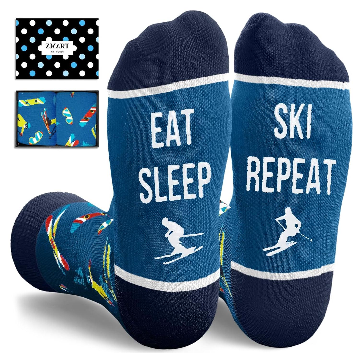 Calcetines de Esquí Zmart para Hombres - Regalo Divertido