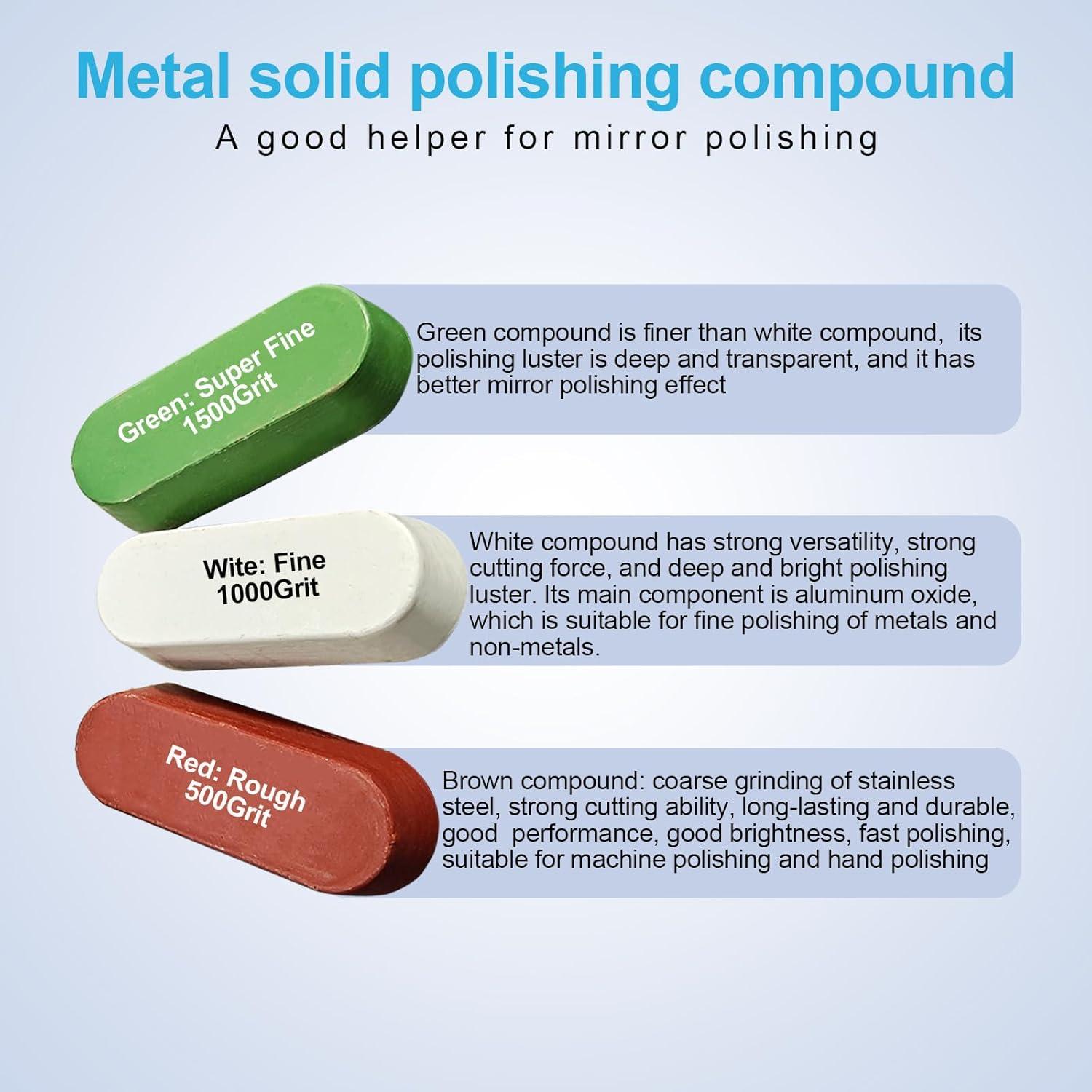 Kit de Ruedas de Pulido Neeki 9 Piezas para Metal y Madera