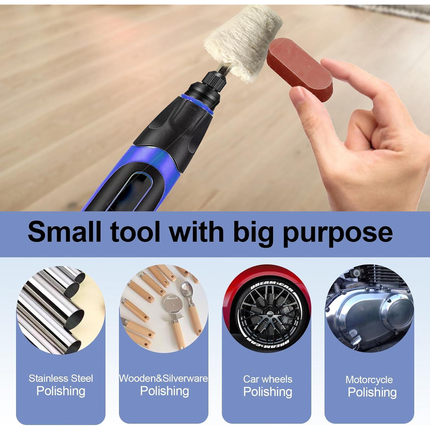 Kit de Ruedas de Pulido Neeki 9 Piezas para Metal y Madera