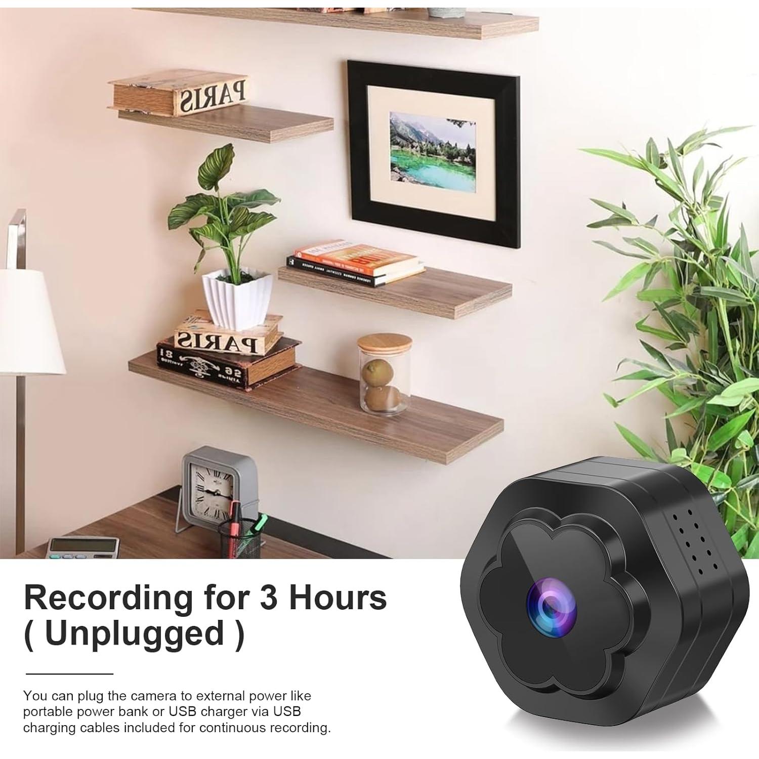 Mini Cámara Espía Anlork F1 1080P WiFi Inalámbrica para Niñeras