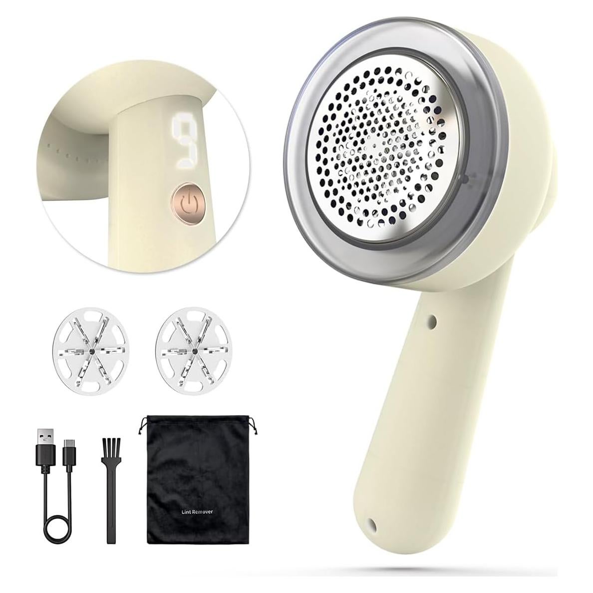 Quitapelusas recargable Ventosud M8 con 6 cuchillas LED