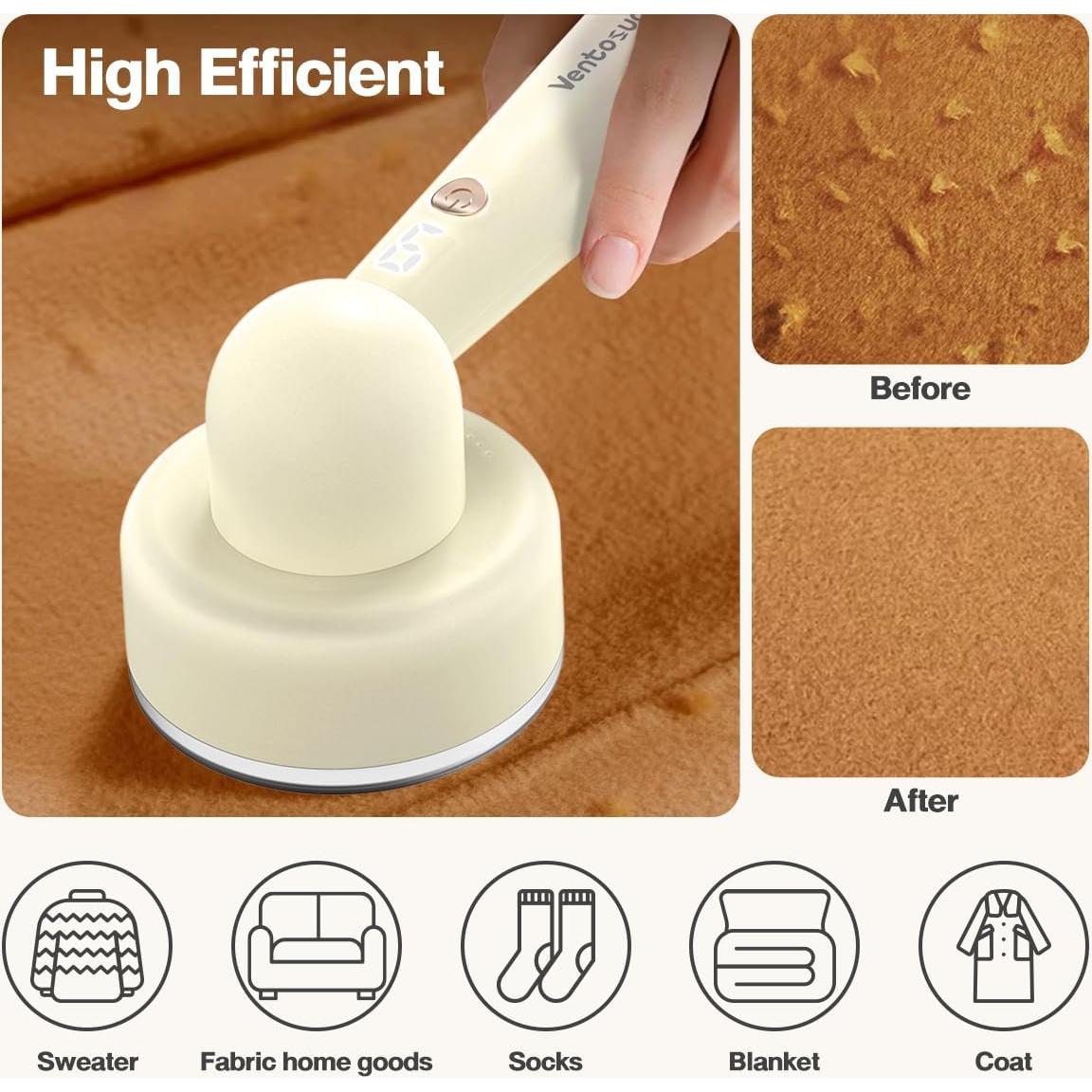 Quitapelusas recargable Ventosud M8 con 6 cuchillas LED