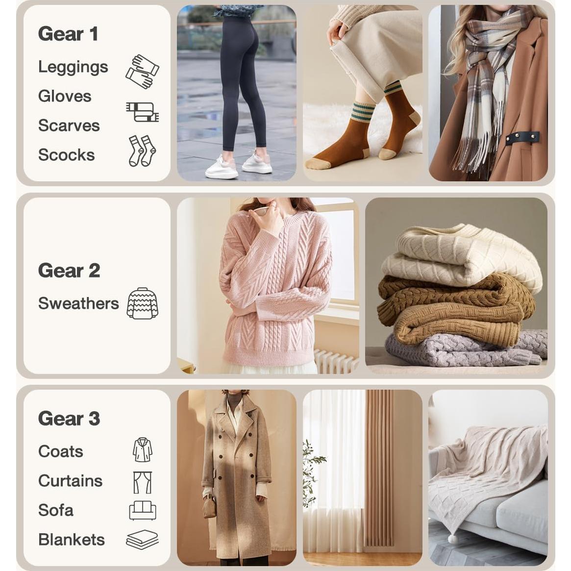 Quitapelusas recargable Ventosud M8 con 6 cuchillas LED