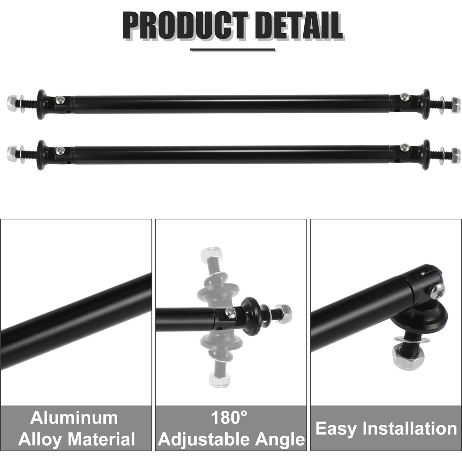 Varillas de Soporte Ajustables X AUTOHAUX para Parachoques Delantero
