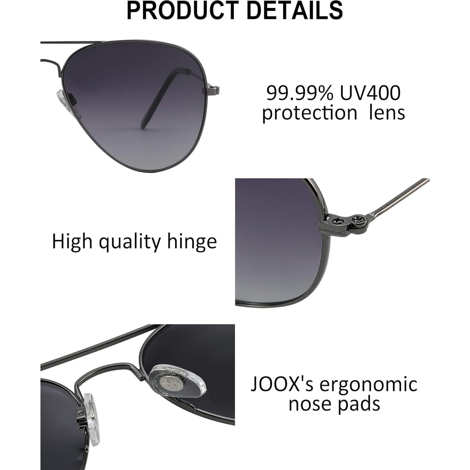 Gafas de sol aviador JOOX polarizadas UV400 para todos