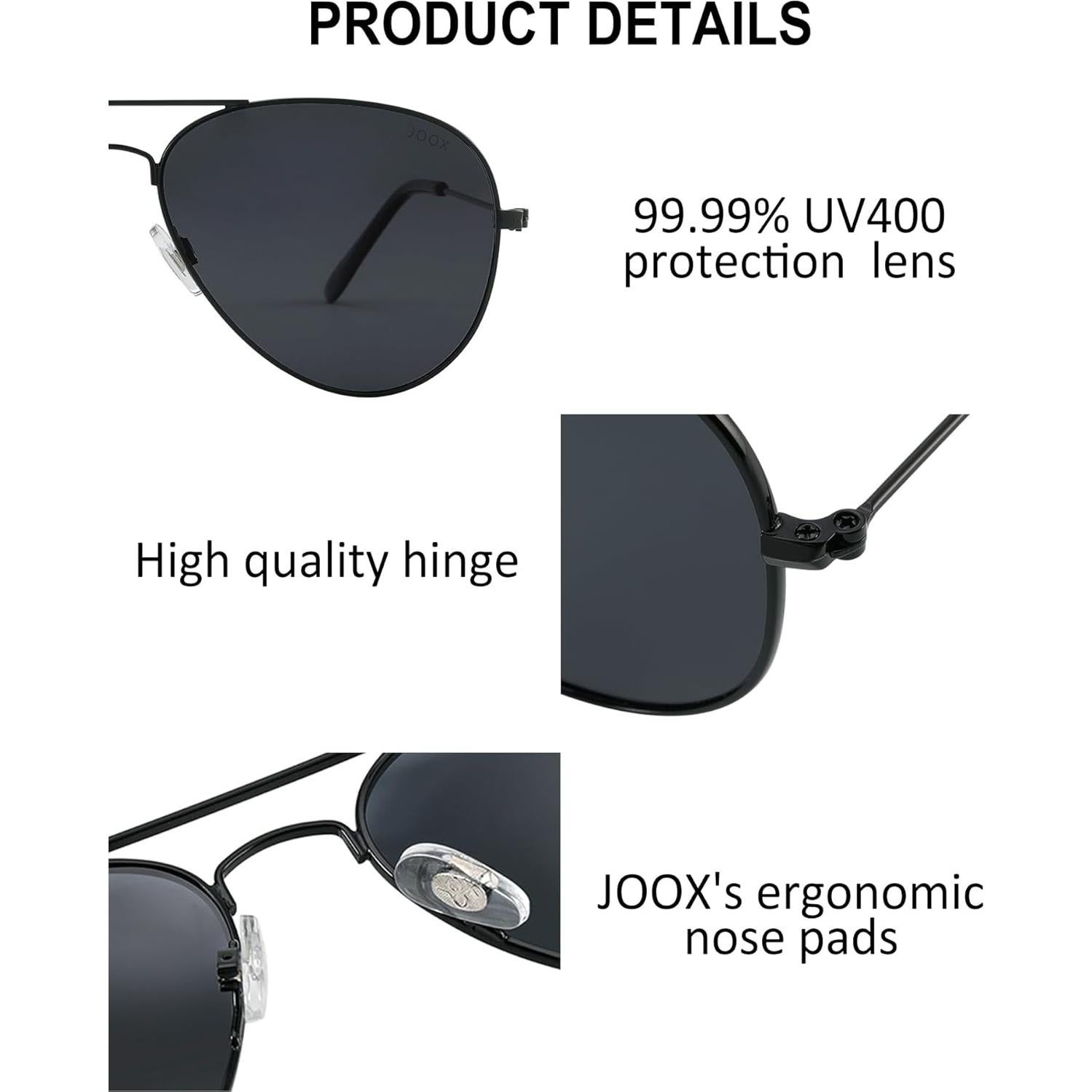 Gafas de sol JOOX aviador polarizadas UV400 para todos