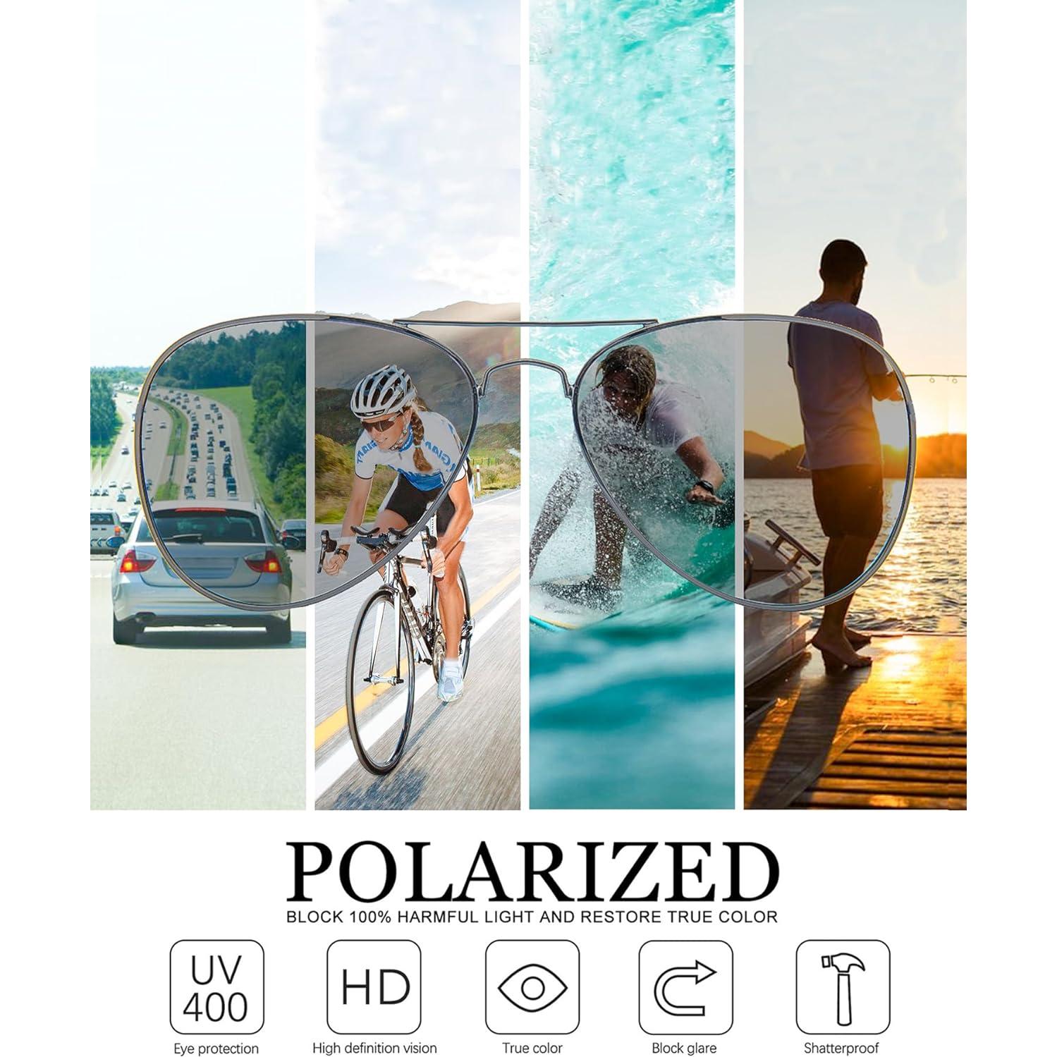 Gafas de sol JOOX aviador polarizadas UV400 para todos