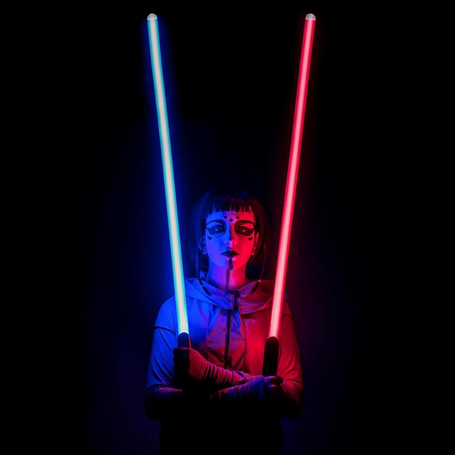 Sable de Luz LED YOFOTHS 96,5 cm 7 Colores Mango Metal